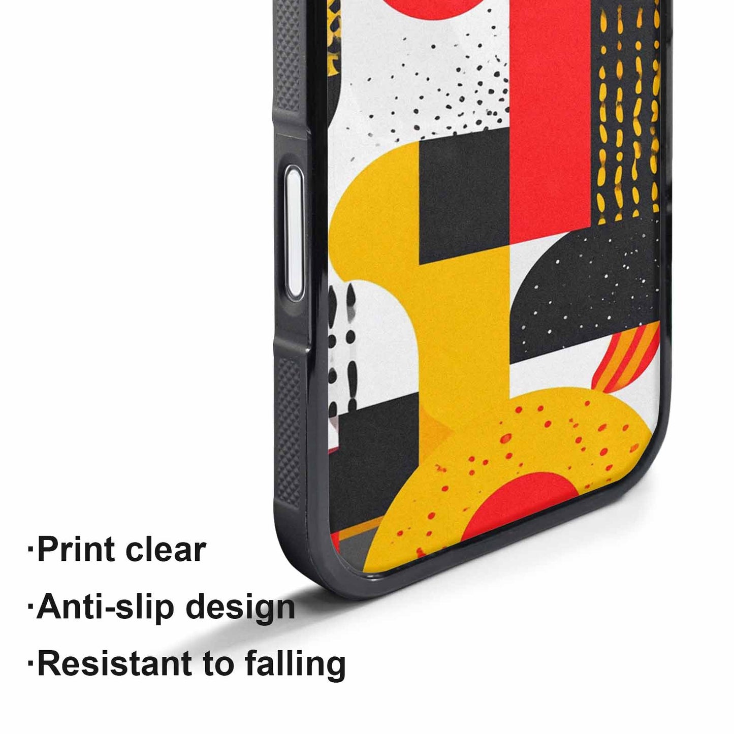 iPhone 17 Pro Max Case — Memphis Art Pattern Retro Vintage, Original Design Phone Case