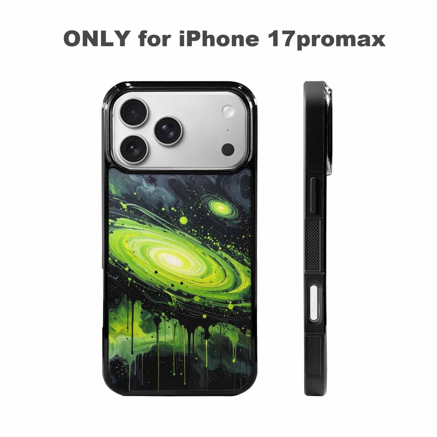 iPhone 17 Pro Max Case — Seamless Repeating Pattern Of Galaxy Space, Original Design Phone Case