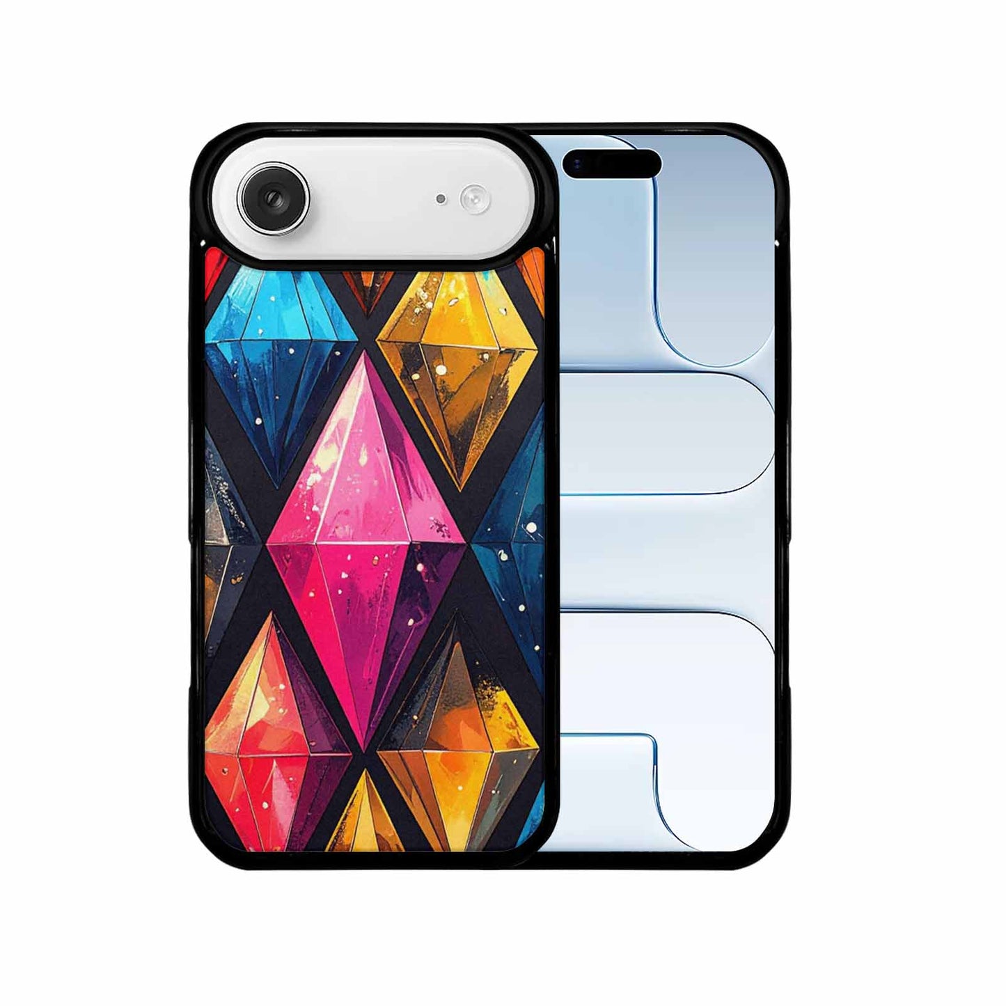 iPhone 17 Air Case — Vintage Summer Diamond Retro Vintage, Custom Print Case Cover