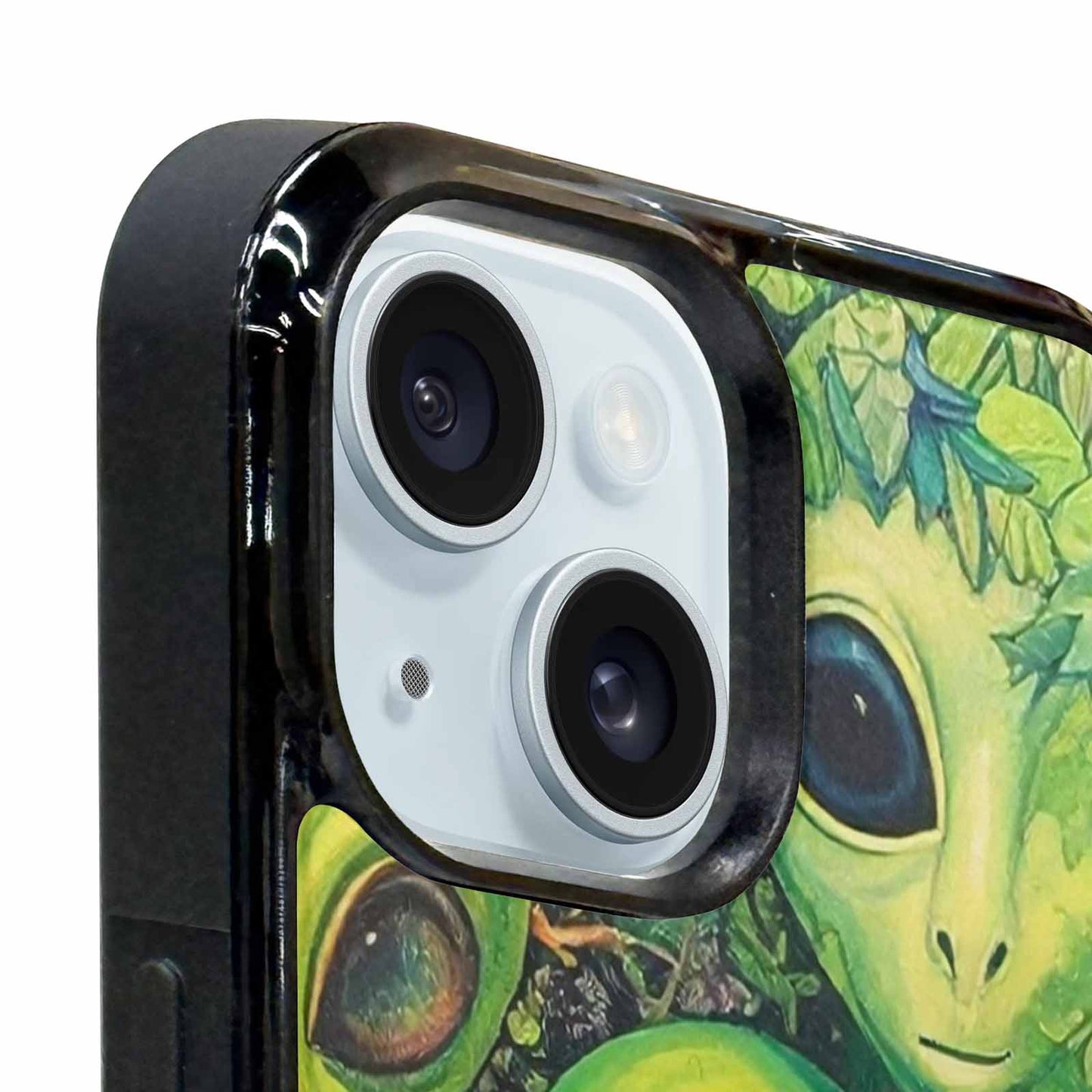 iPhone 15 Plus Case — Aliens Pattern Hundreds Of Sma Giq, Custom Print Case Cover