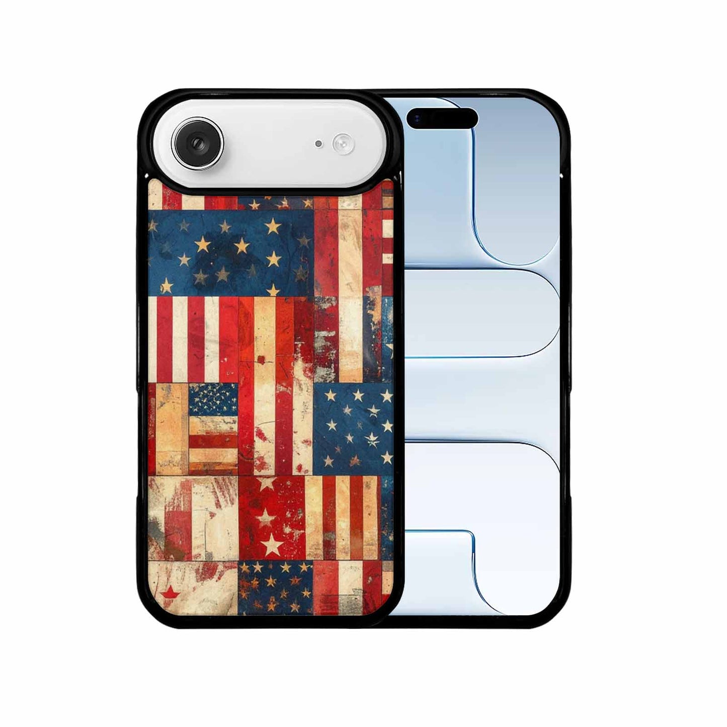 iPhone 17 Air Case — Small American Flag Stars And Galaxy, Customized Protective Case