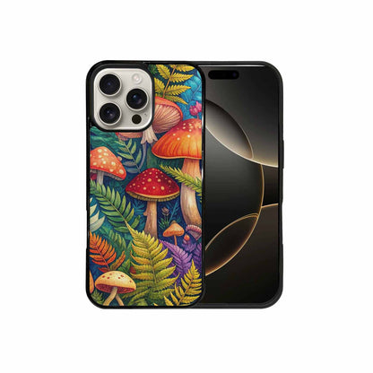 iPhone 16 Pro Max Case — Mushrooms Botanicalmushrooms P Cix, Custom Art Phone Cover