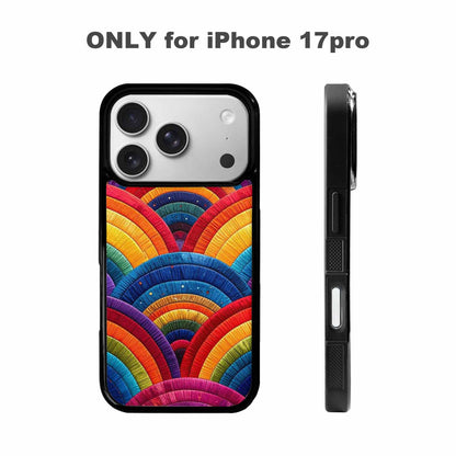 iPhone 17 Pro Case — Vivid Camo Rainbow Pride Camo, Original Design Phone Case