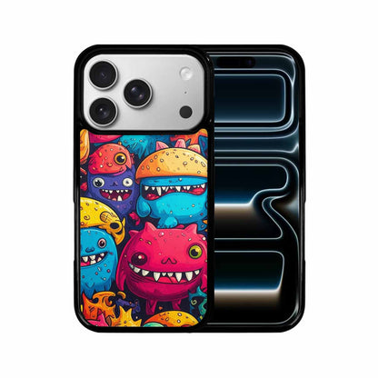 iPhone 17 Pro Case — Small Cartoon Monster Character Pattern Cartoon, Custom Made Phone Cover