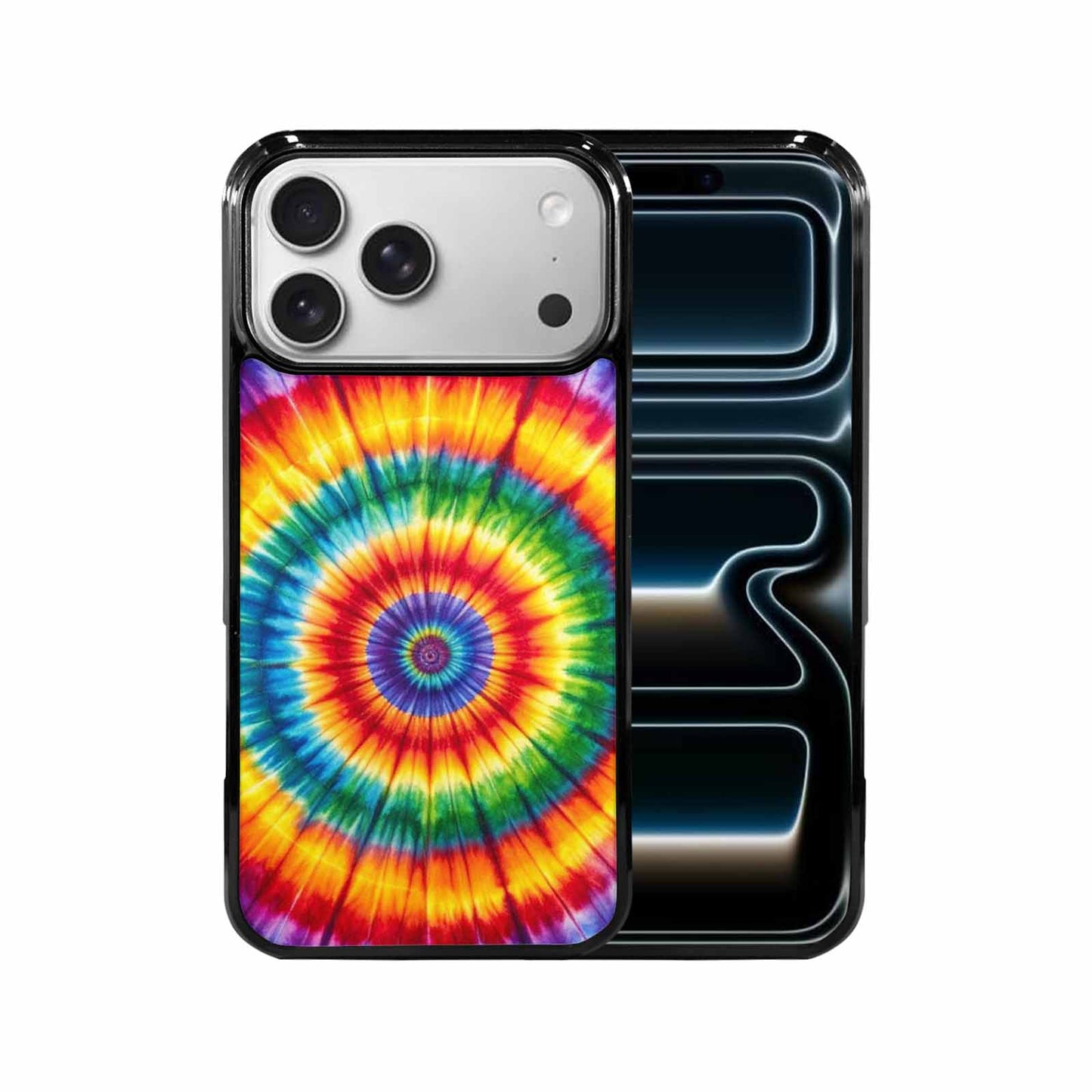 iPhone 17 Pro Max Case — Rainbow Spiral Tie Dye Alt Tie, Custom Phone Case