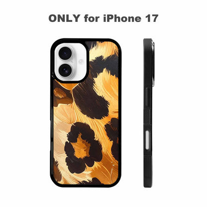 iPhone 17 Case — Leopard Soft Airbrush Gradient Animal Print, Unique Phone Case Design