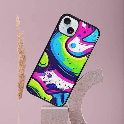 iPhone 15 Plus Case — Acid Wash Cartoon, Custom Print Case Cover