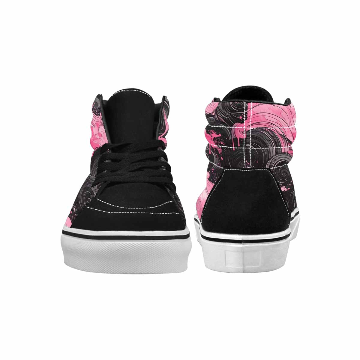 MEN'S Van Gogh Swirl High Top Canvas Kaleidoscope Sneakers