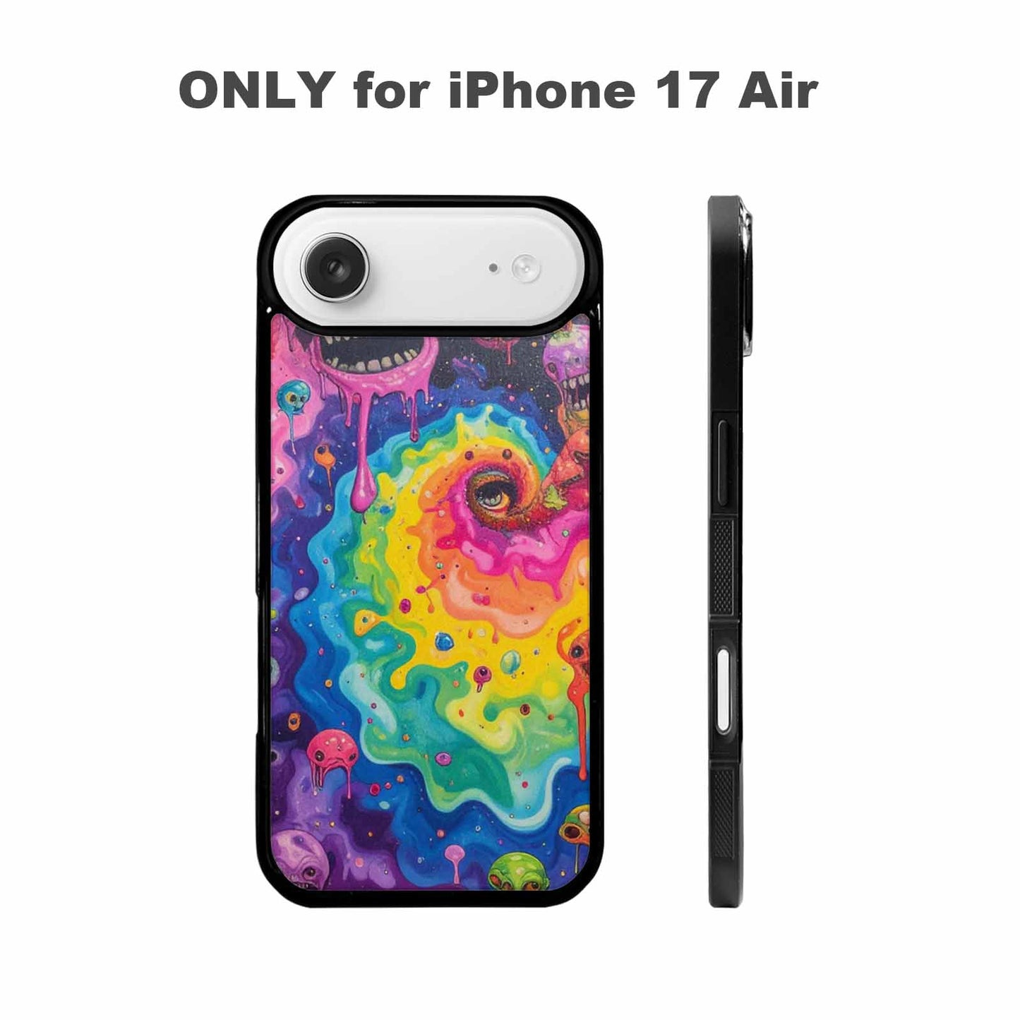 iPhone 17 Air Case — Aliens Tie Dyemelting Aliens P Tie, Customized Protective Case