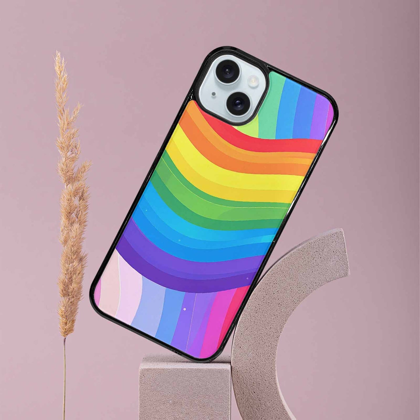 iPhone 15 Plus Case — Rainbow Pride, Original Design Phone Case