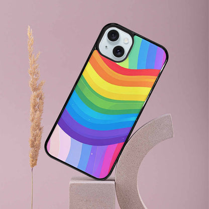 iPhone 15 Plus Case — Rainbow Pride, Original Design Phone Case