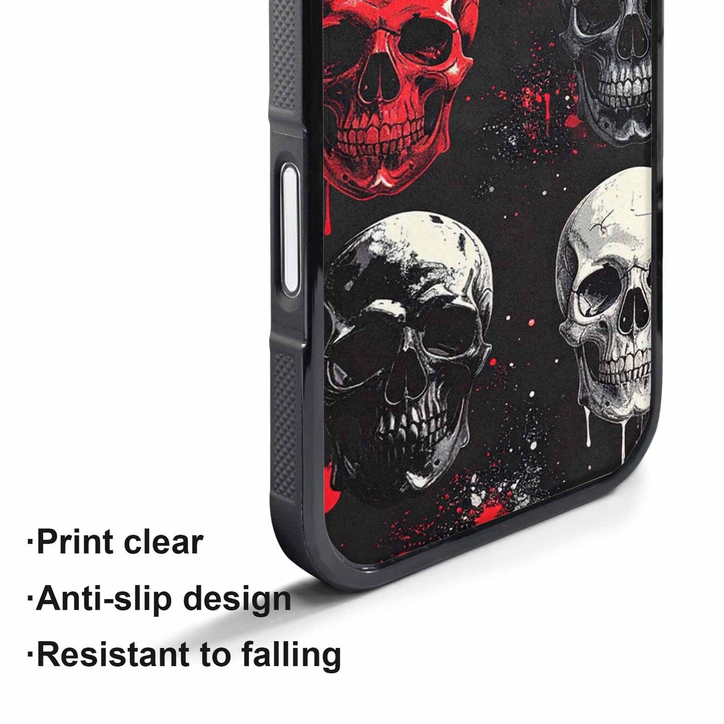 iPhone 17 Air Case — Skull Dark Art Gothic Print Gothic, Custom Phone Case