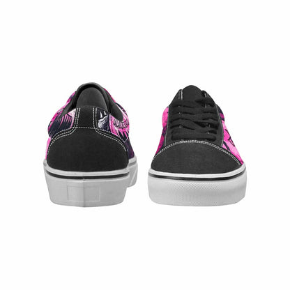 WOMEN'S Monsters (general) Lace-Up Canvas Grunge Custom Shoes