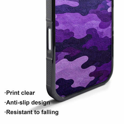 iPhone 17 Air Case — Camo Style Pattern In Shades Camo, Original Design Phone Case