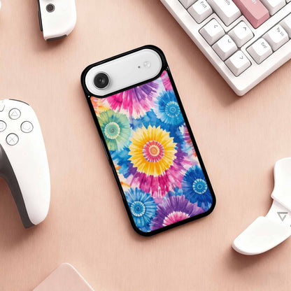 iPhone 17 Air Case — Small Tie Dye Swirl Pattern Tie, Personalized Phone Case