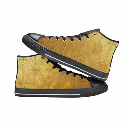 WOMEN'S Cross Faith Iconography High Top Canvas Aesthetic Custom Sneakers