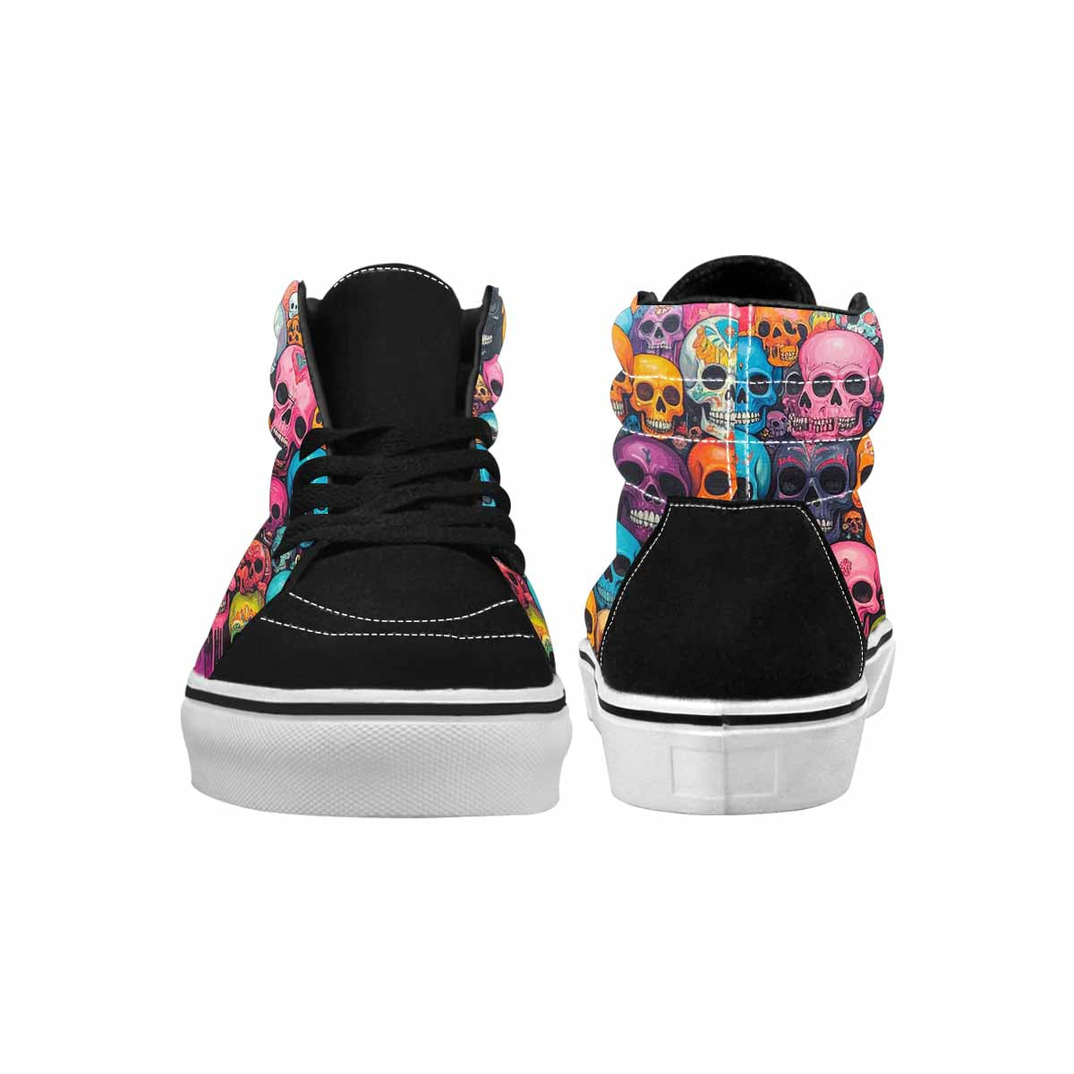 MEN'S Skulls (general) Skulls High Top Canvas Vivid Sneakers