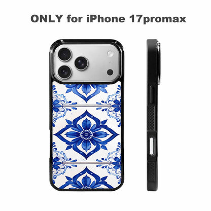 iPhone 17 Pro Max Case — Talavera Tile Floral Custom, Custom Printed Phone Case