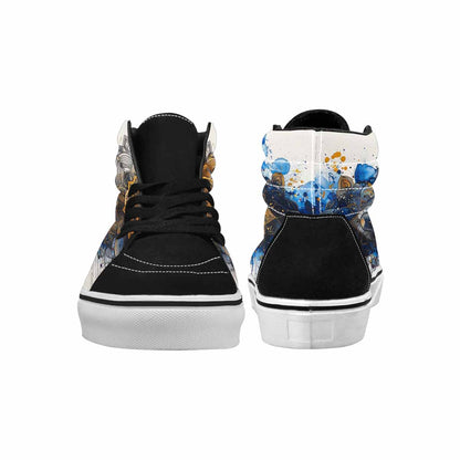 MEN'S Mandala Medallion High Top Canvas Melting Art Sneakers