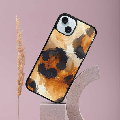 iPhone 15 Plus Case — Leopard Soft Airbrush Gradient, Custom Made Phone Cover