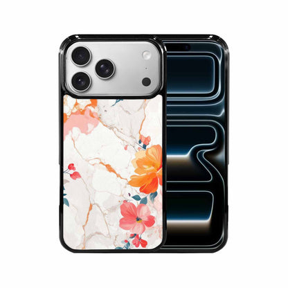iPhone 17 Pro Max Case — Marble Floral Art Seamless Floral, Original Design Phone Case