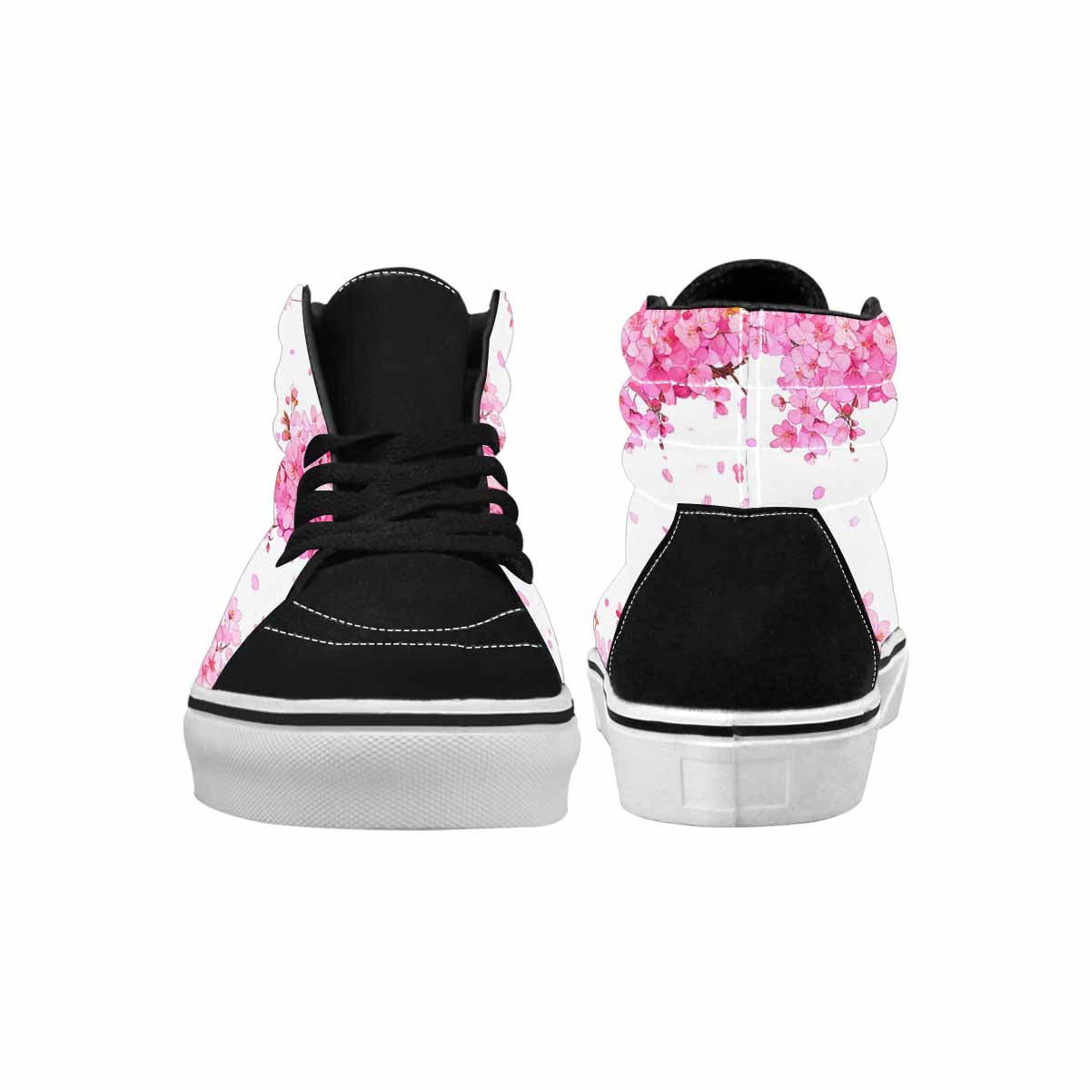MEN'S Cherry Blossom Branch Cherry High Top Canvas Neon Fantasy Shoes