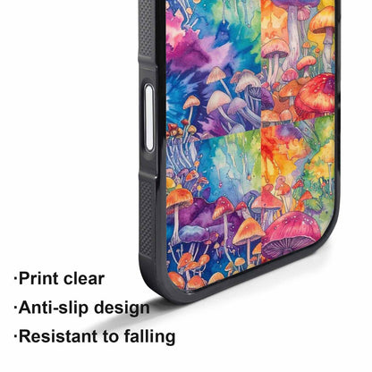 iPhone 17 Pro Case — Mushrooms Tie Dyemushrooms Pat 6t6 Tie, Unique Phone Case Design