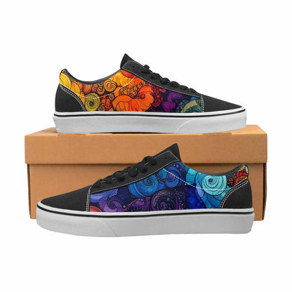 WOMEN'S Tie Lace-Up Canvas Cottagecore Custom Sneakers