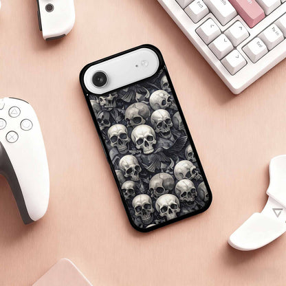 iPhone 17 Air Case — Skull Dark Art Gothic Print Gothic, Custom Printed Phone Case