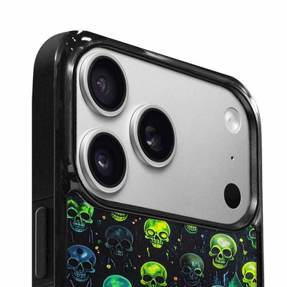 iPhone 17 Pro Case — Skeletons Neon Green Glowskele Egb Original, Unique Phone Case Design