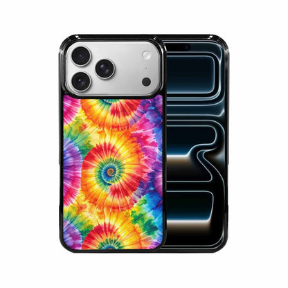 iPhone 17 Pro Max Case — Tie Dye Spiral Rainbow Tie Dye, Unique Phone Case Design