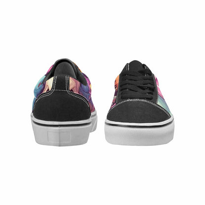 WOMEN'S Ice Cream Monsters  Lace-Up Canvas Cottagecore Sneakers