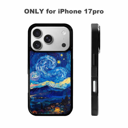 iPhone 17 Pro Case — Starry Night Van Gogh Custom Galaxy, Unique Phone Case Design