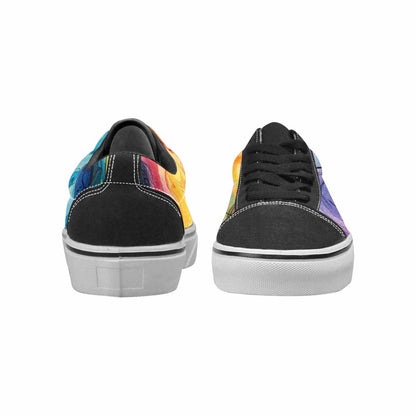 WOMEN'S Tie Lace-Up Canvas Grunge Custom Shoes