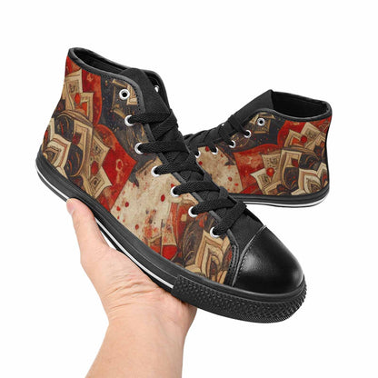 WOMEN'S Mandala High Top Canvas Cottagecore Shoes