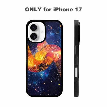 iPhone 17 Case — Snake Print Galaxy Seamless Animal Print, Customized Protective Case