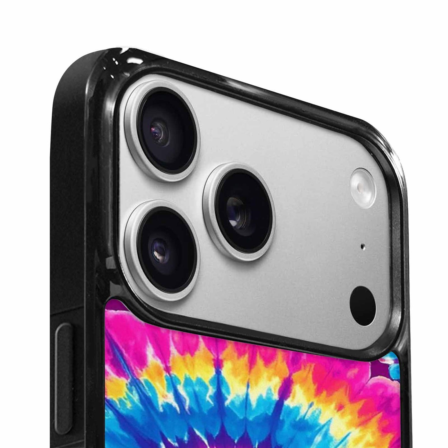 iPhone 17 Pro Case — Tie Dye Spiral Art Seamless Tie, Custom Phone Case