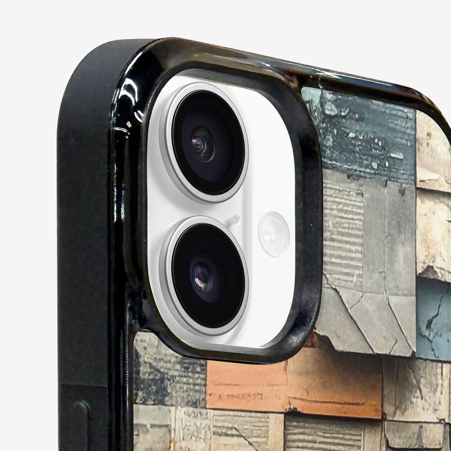 iPhone 16 Plus Case — Distressed Grunge Texture Pattern Hundreds Of, Custom Printed Phone Case