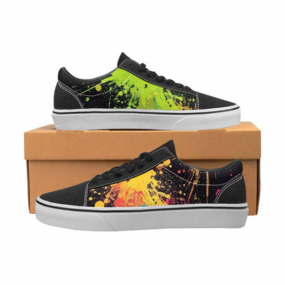 MEN'S Paint Splatter Canvas Lace-Up Aesthetic Shoes