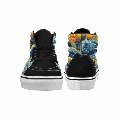WOMEN'S Blend All Versions High Top Canvas Neon Fantasy Custom Sneakers