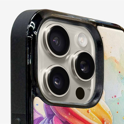 iPhone 16 Pro Case — Melting Icecream Collage, Custom Designed Case Cover