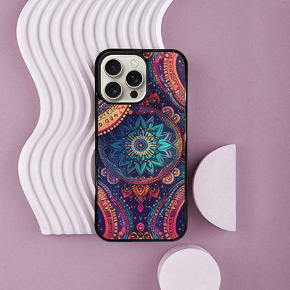 iPhone 16 Pro Max Case — Paisley Mandala, Unique Phone Case Design