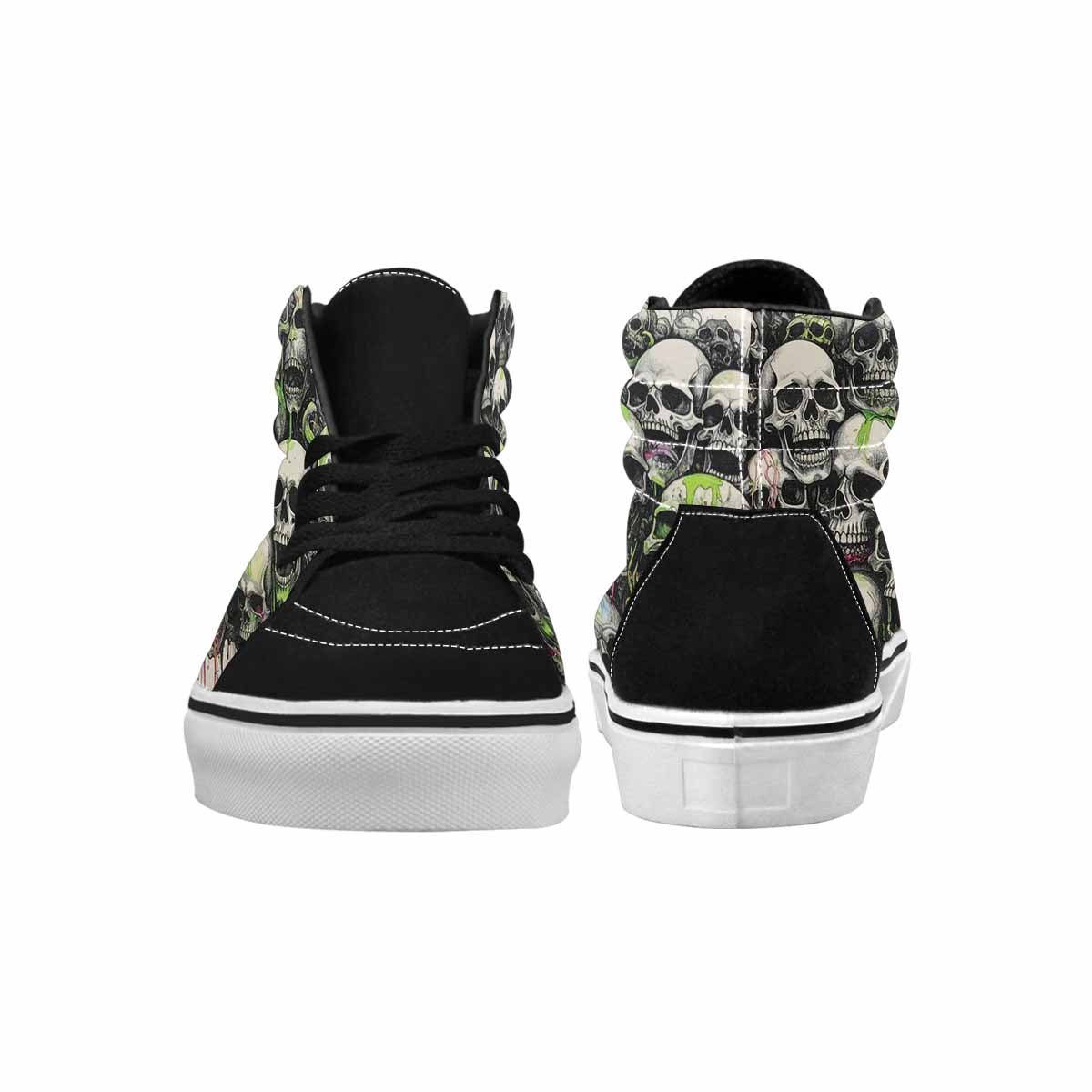 MEN'S Rainbow From Skull S High Top Canvas Dark Academia Custom Sneakers