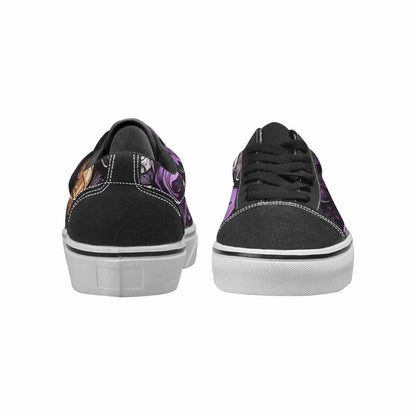WOMEN'S Ice Cream Motif Lace-Up Canvas Kaleidoscope Sneakers