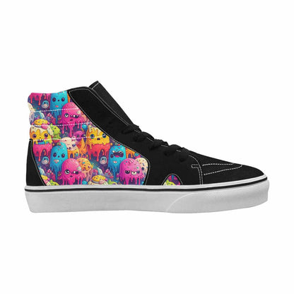 MEN'S Melting Ice Cream Monster High Top Canvas Dreamcore Shoes
