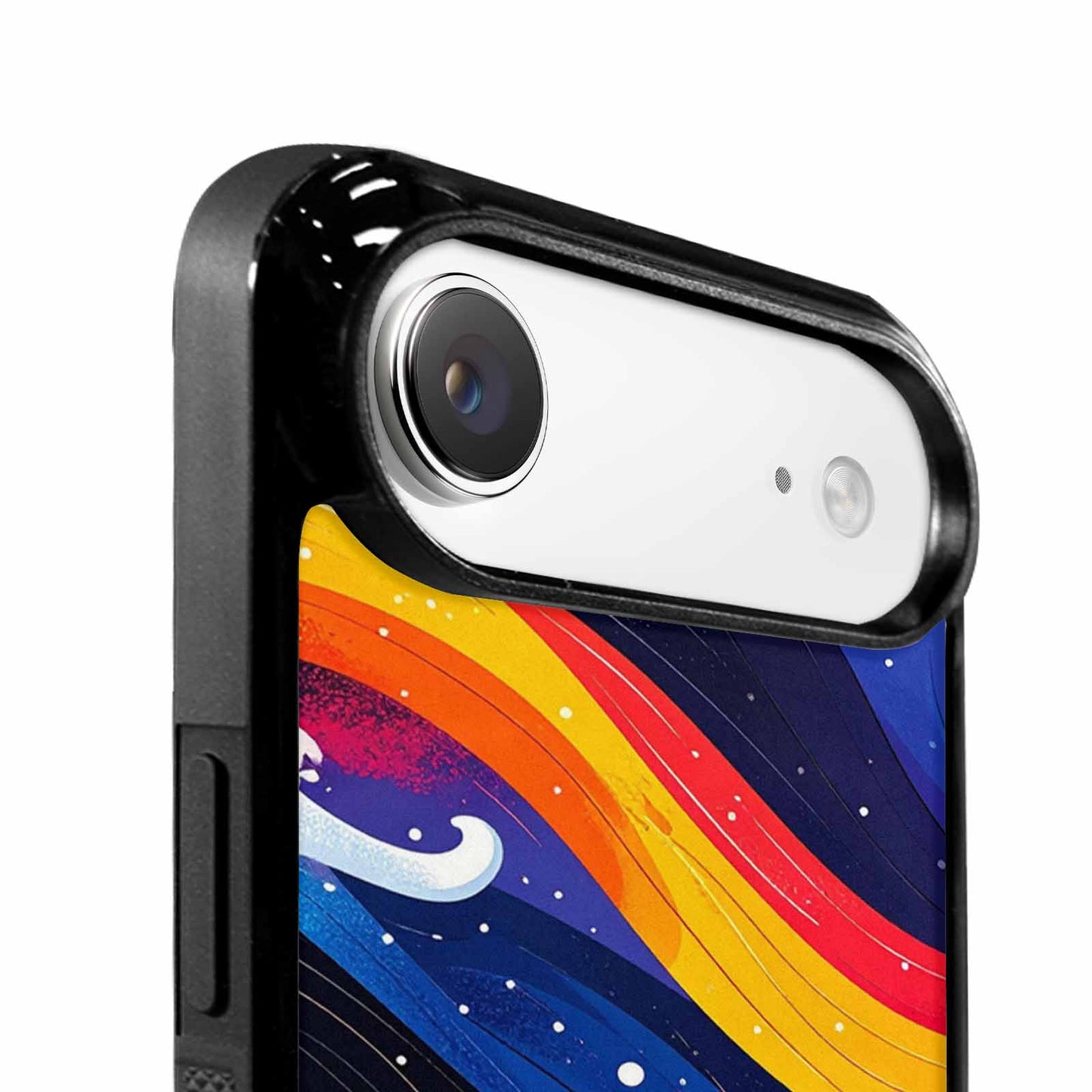 iPhone 17 Air Case — Glossy Winter Wave Seamless Cartoon Cute, Custom Designed Case Cover