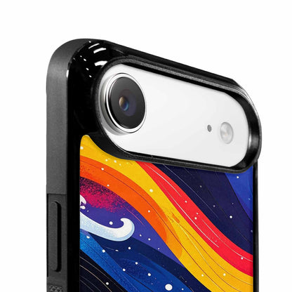 iPhone 17 Air Case — Glossy Winter Wave Seamless Cartoon Cute, Custom Designed Case Cover