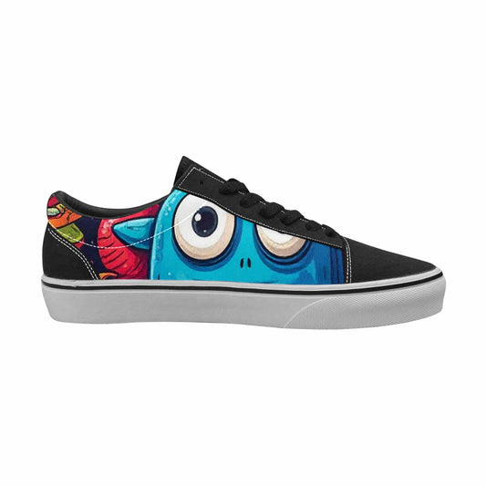 MEN'S Cartoon Monster Character Canvas Lace-Up Grunge Shoes
