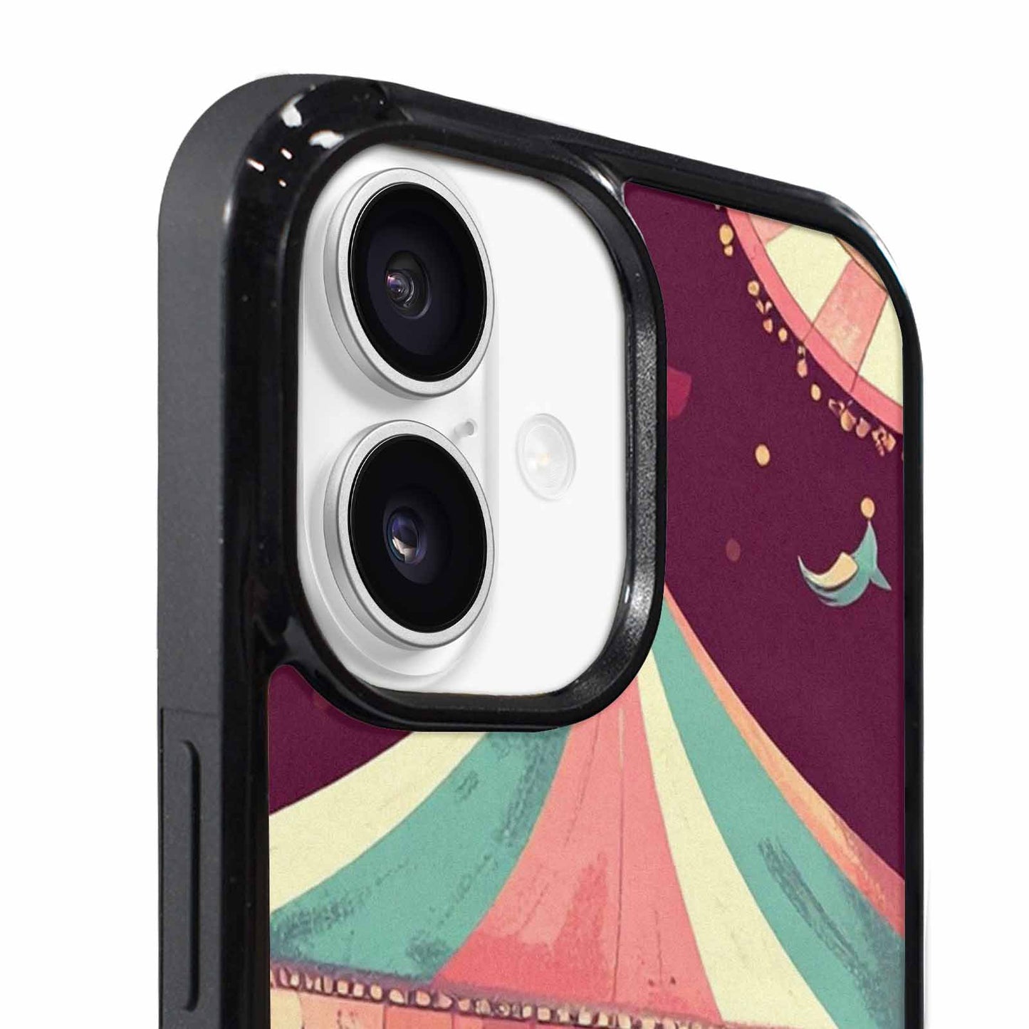 iPhone 17 Case — Vintage Circus Art Pattern Retro Vintage, Custom Designed Case Cover