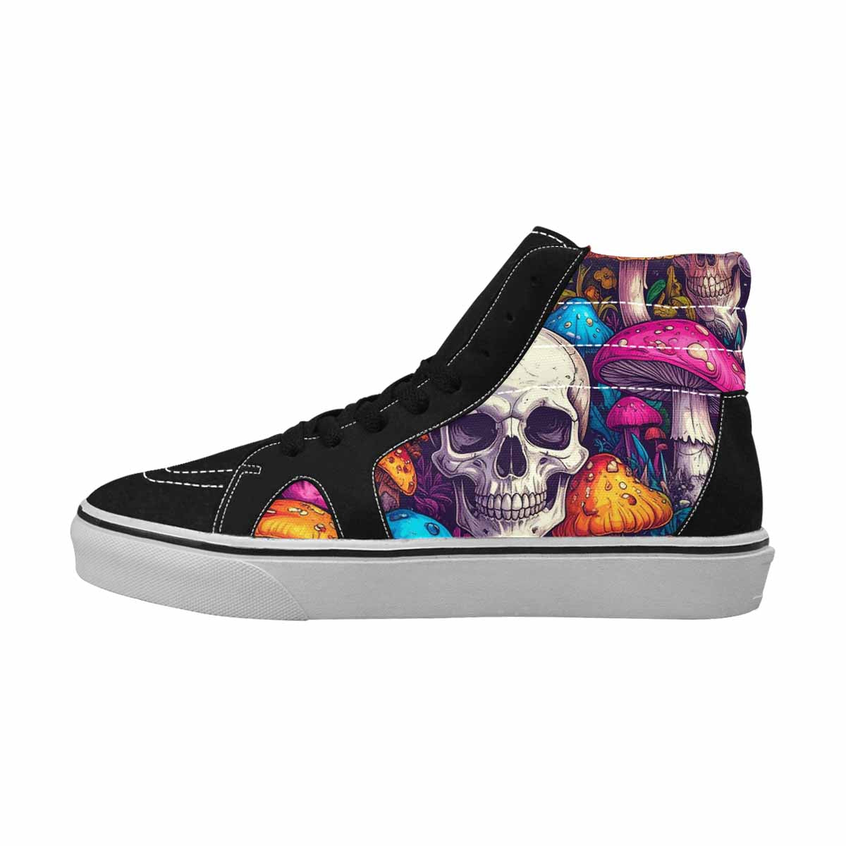 MEN'S Mushroom Hundred Skull Art Background 1 Ferion